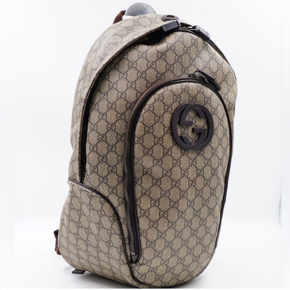 Gucci Interlocking Gg Plus Canvas Backpack - image 4